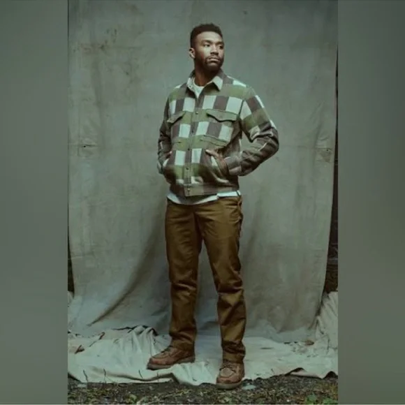 FILSON BEARTOOTH CAMP JACKET CINDER/OLIVE - Picture 2 of 6